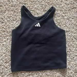 Girls Adidas Black Tank Top Size M (10/12)